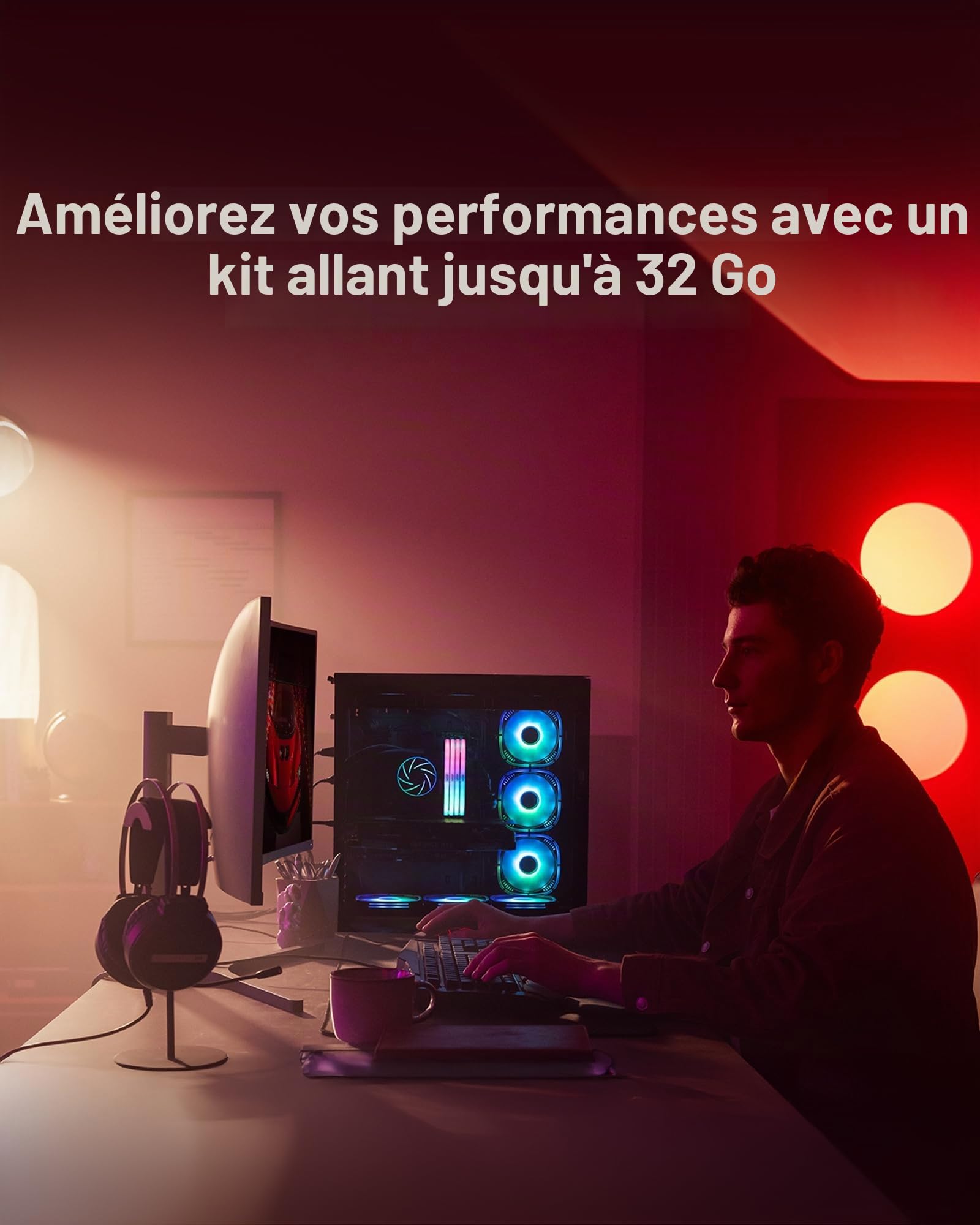 lexar-ares-rgb-ddr5-ram-32-go-kit-2x16-go-6000-mhz-cl28 image 4