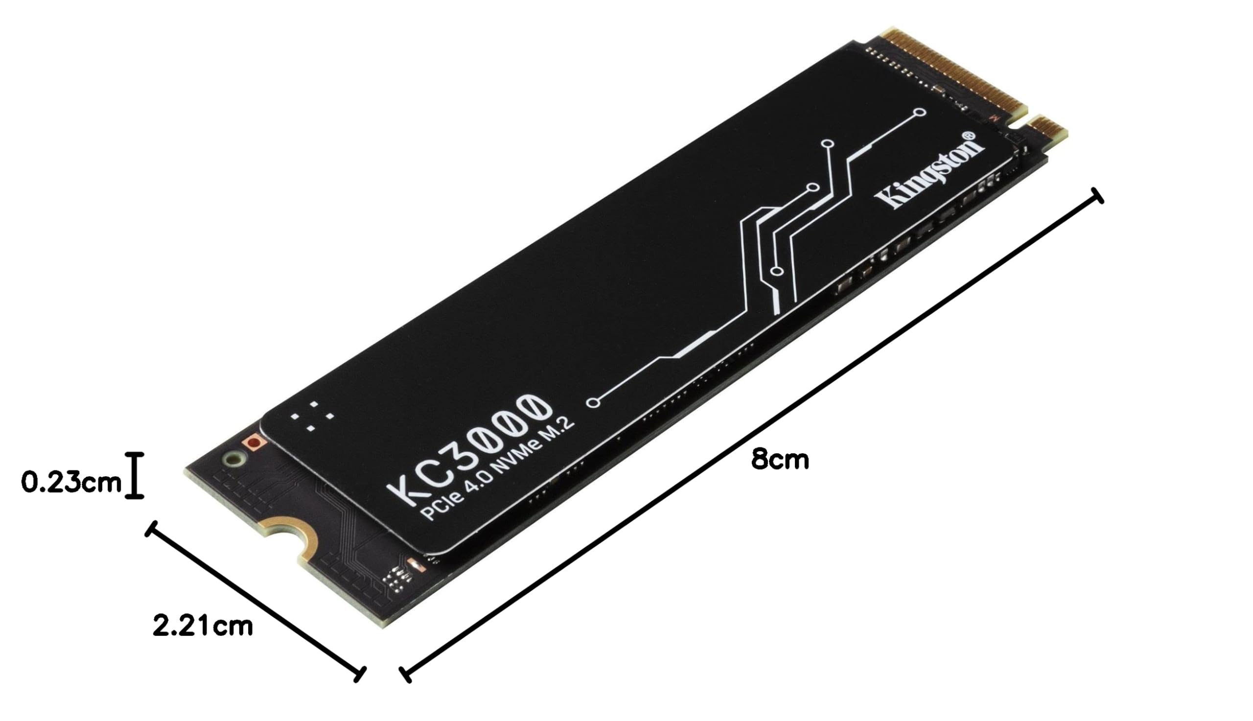 kingston-kc3000-pcie-4-0-nvme-m-2-2280-ssd-1024-go-7-000-6-000-mo-s-dissipateur- image 7