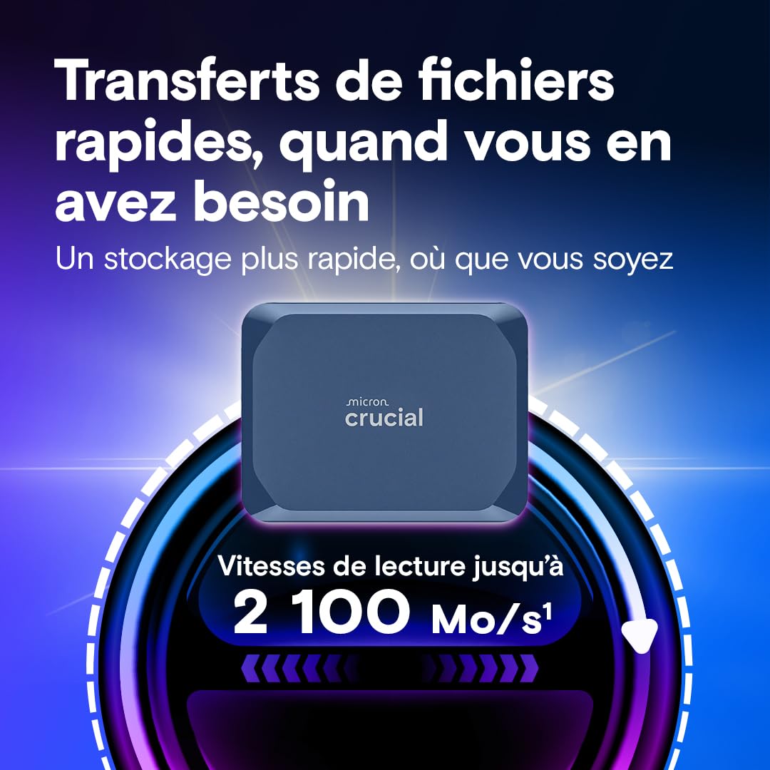 crucial-x10-ssd-externe-portable-4to-usb-c-2100-mo-s-ip65-bleu-mat image 3
