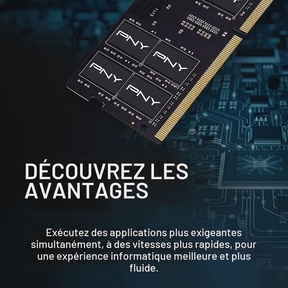 pny-performance-m-moire-portable-ddr4-sodimm-16go-3200mhz image 5