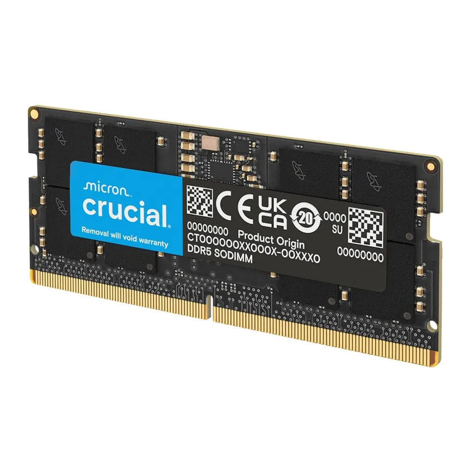 crucial-ram-8go-ddr5-4800mhz-cl40-m-moire-ordinateur-portable-sodimm-ct8g48c40s5 image 1