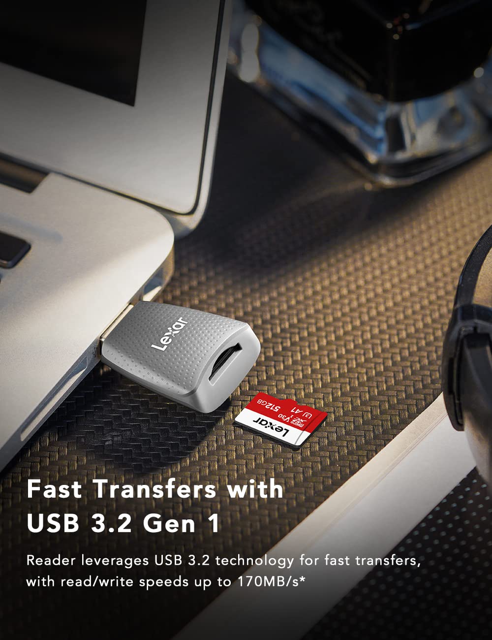 lexar-lrw330u-lecteur-carte-microsd-usb-3-2-gen-1-170-mo-s image 2
