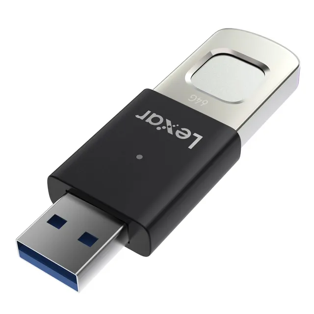 lexar-jumpdrive-fingerprint-f35-pro-64-go-cl-usb-3-0-300-mo-s image 1