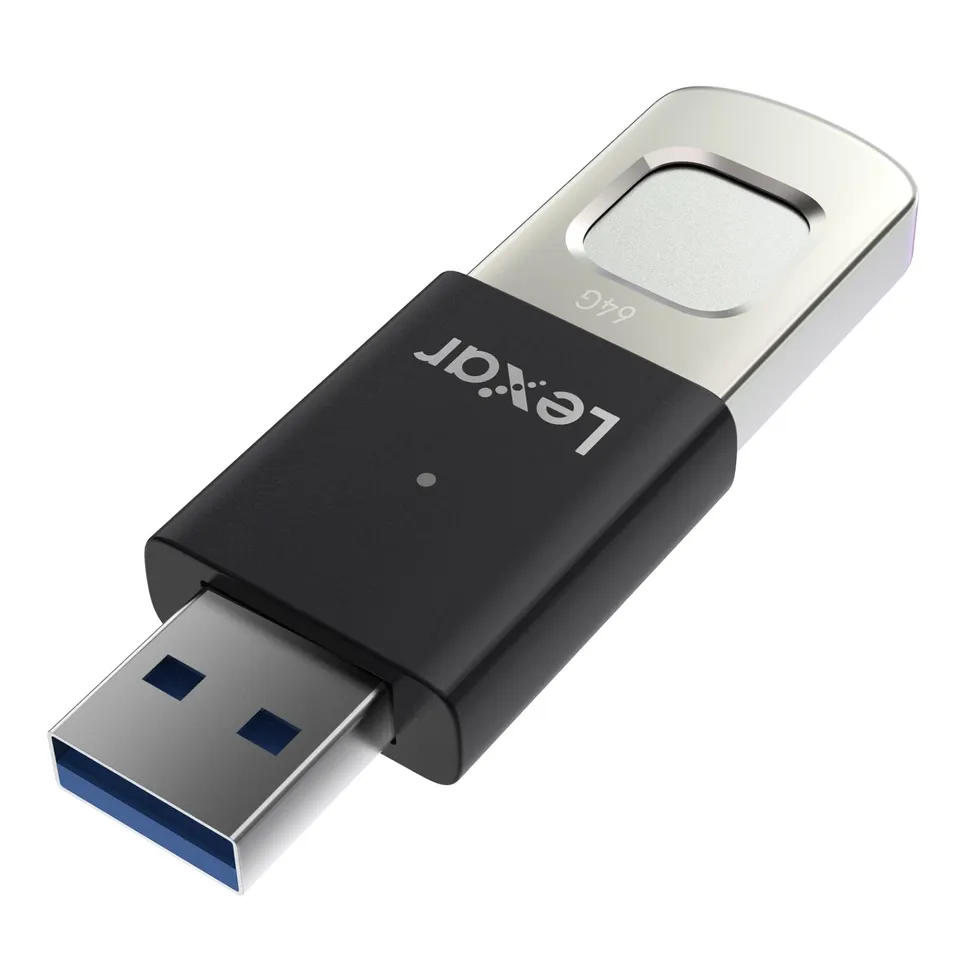 lexar-jumpdrive-fingerprint-f35-pro-64-go-cl-usb-3-0-300-mo-s image 1